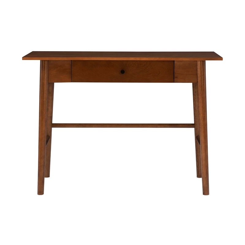 Linon Samantha Wood One Drawer Desk In Brown 10 Linon Samantha Wood One Drawer Desk In Brown - Image 8