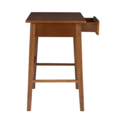 Linon Samantha Wood One Drawer Desk In Brown 31 Linon Samantha Wood One Drawer Desk In Brown -CYMAX Sales 1814276 50 L