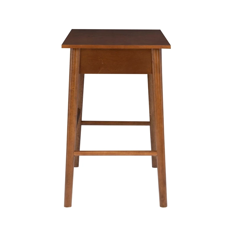 Linon Samantha Wood One Drawer Desk In Brown 13 Linon Samantha Wood One Drawer Desk In Brown - Image 11
