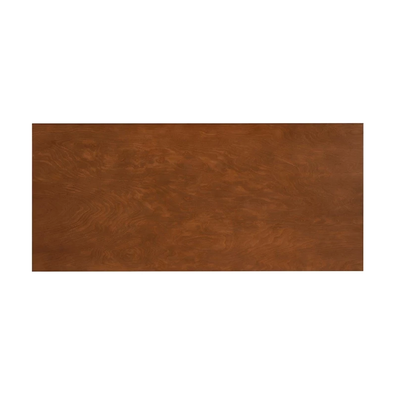 Linon Samantha Wood One Drawer Desk In Brown 14 Linon Samantha Wood One Drawer Desk In Brown - Image 12