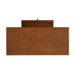 Linon Samantha Wood One Drawer Desk In Brown 34 Linon Samantha Wood One Drawer Desk In Brown -CYMAX Sales 1814276 53 L