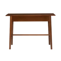 Linon Samantha Wood One Drawer Desk In Brown 35 Linon Samantha Wood One Drawer Desk In Brown -CYMAX Sales 1814276 54 L