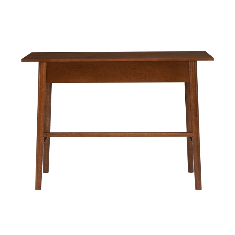 Linon Samantha Wood One Drawer Desk In Brown 16 Linon Samantha Wood One Drawer Desk In Brown - Image 14