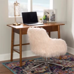 Linon Samantha Wood One Drawer Desk In Brown 41 Linon Samantha Wood One Drawer Desk In Brown -CYMAX Sales 1814276 60 L