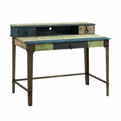 Bowery Hill Writing Desk In Colorful -CYMAX Sales 1815616 3 L