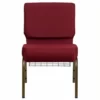 Bowery Hill Church Stacking Chair In Burgundy And Gold 1 Bowery Hill Church Stacking Chair In Burgundy And Gold -CYMAX Sales 1816545 L