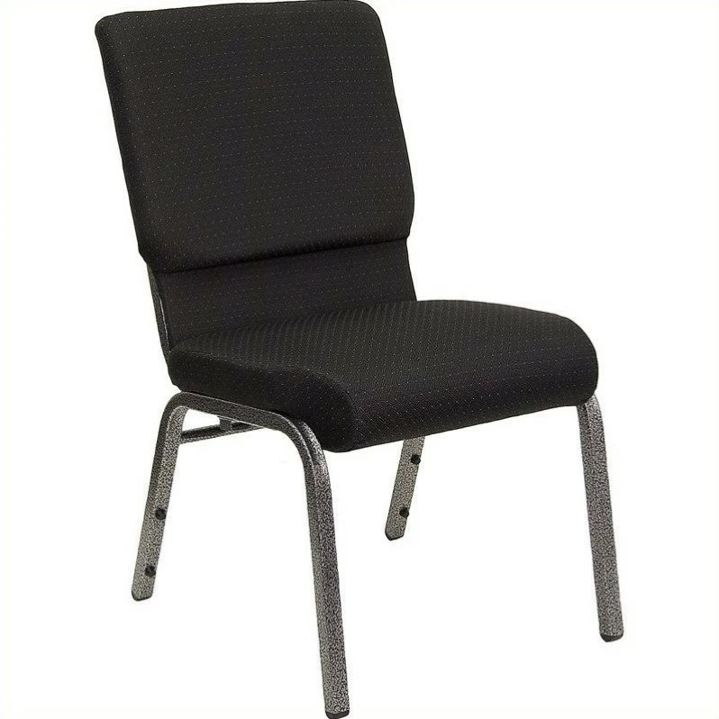 Bowery Hill Church Stacking Guest Chair In Black 3 Bowery Hill Church Stacking Guest Chair In Black
