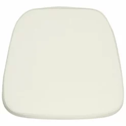 Bowery Hill Soft Ivory Fabric Chiavari Chair Cushion