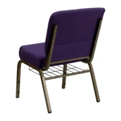 Bowery Hill Church Guest Chair In Royal Purple -CYMAX Sales 1816712 2 L