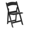 Bowery Hill Resin/Vinyl Indoor Or Ourdoor Folding Chair In Black 1 Bowery Hill Resin/Vinyl Indoor Or Ourdoor Folding Chair In Black -CYMAX Sales 1816761 4 L