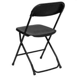 Bowery Hill Premium Plastic Folding Chair In Black 10 Bowery Hill Premium Plastic Folding Chair In Black -CYMAX Sales 1816815 3 L