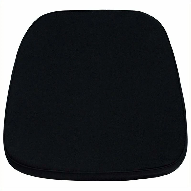 Bowery Hill Soft Black Fabric Chiavari Chair Cushion 3 Bowery Hill Soft Black Fabric Chiavari Chair Cushion