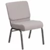 Bowery Hill Church Chair In Gray