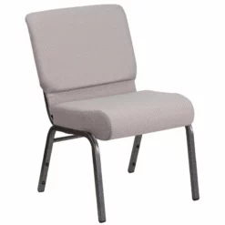 Bowery Hill Church Chair In Gray