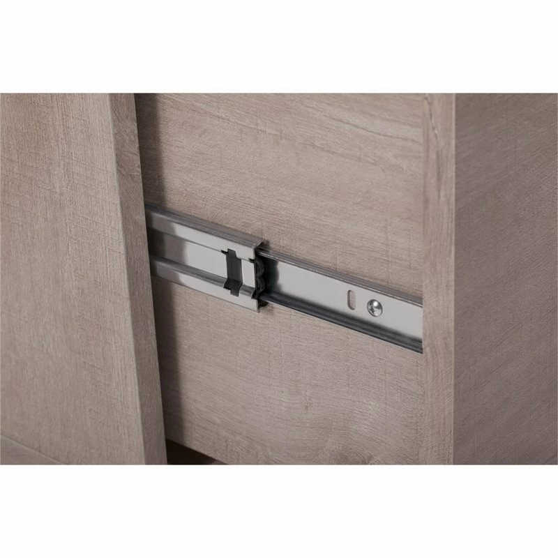 Pemberly Row 2-Piece Engineered Wood Computer Desk & File Cabinet In Gray 6 Pemberly Row 2-Piece Engineered Wood Computer Desk & File Cabinet In Gray - Image 4