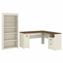Pemberly Row 2 Piece Office Set In Antique White