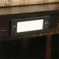 Pemberly Row Computer Desk With Hutch In Char Pine -CYMAX Sales 1820011 24 L