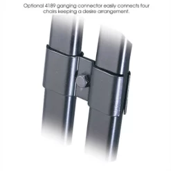 Pemberly Row Stacking Chair In Blue (Set Of 4) -CYMAX Sales 1820141 3 L