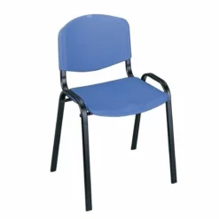 Pemberly Row Stacking Chair In Blue (Set Of 4)