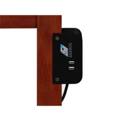 Pemberly Row Mid-Century Solid Wood Writing Desk With USB Charger In Walnut 11 Pemberly Row Mid-Century Solid Wood Writing Desk With USB Charger In Walnut -CYMAX Sales 1820535 8 L