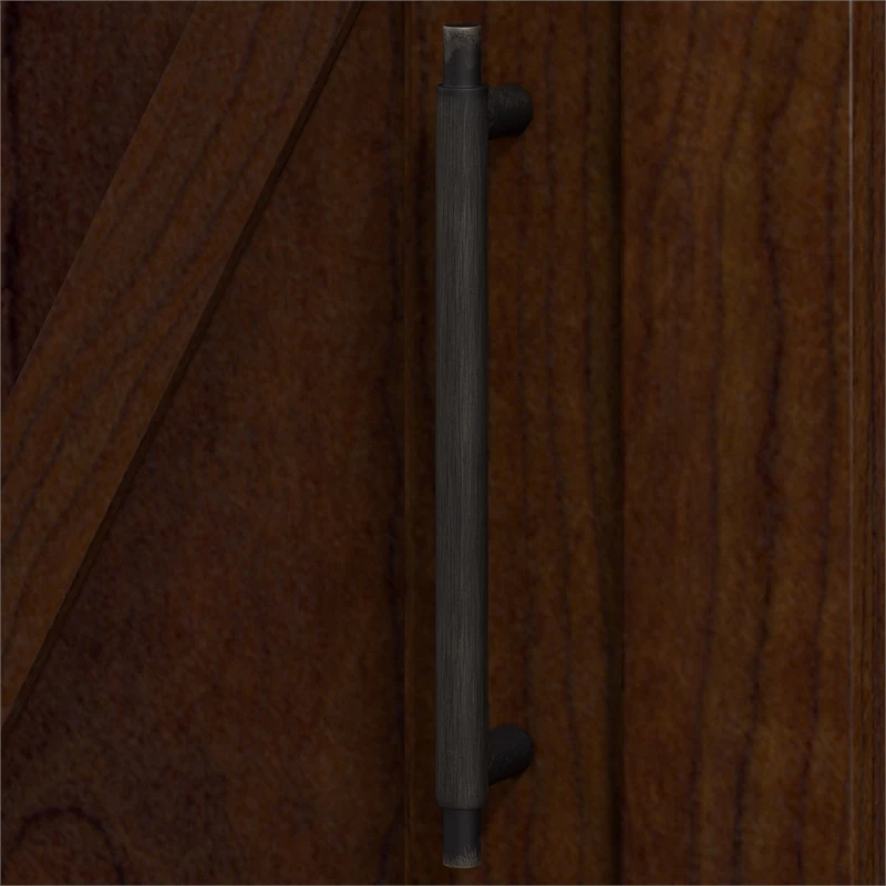 Key West Secretary Desk With Keyboard Tray And Storage Cabinet In Gray 19 Key West Secretary Desk With Keyboard Tray And Storage Cabinet In Gray - Image 17