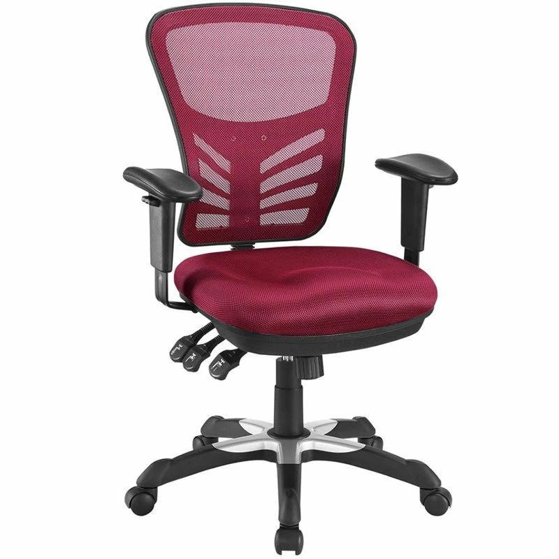Hawthorne Collection Mesh Fabric Office Chair In Gray 7 Hawthorne Collection Mesh Fabric Office Chair In Gray - Image 5