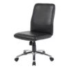 Scranton & Co Vinyl Adjustment Seat Height Retro Task Chair In Black 1 Scranton & Co Vinyl Adjustment Seat Height Retro Task Chair In Black -CYMAX Sales 1825429 5 L