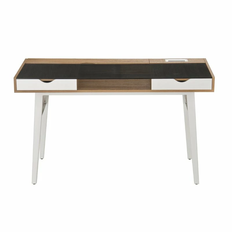 Scranton & Co Contemporary Wood Compact Computer Desk In Walnut 8 Scranton & Co Contemporary Wood Compact Computer Desk In Walnut - Image 6