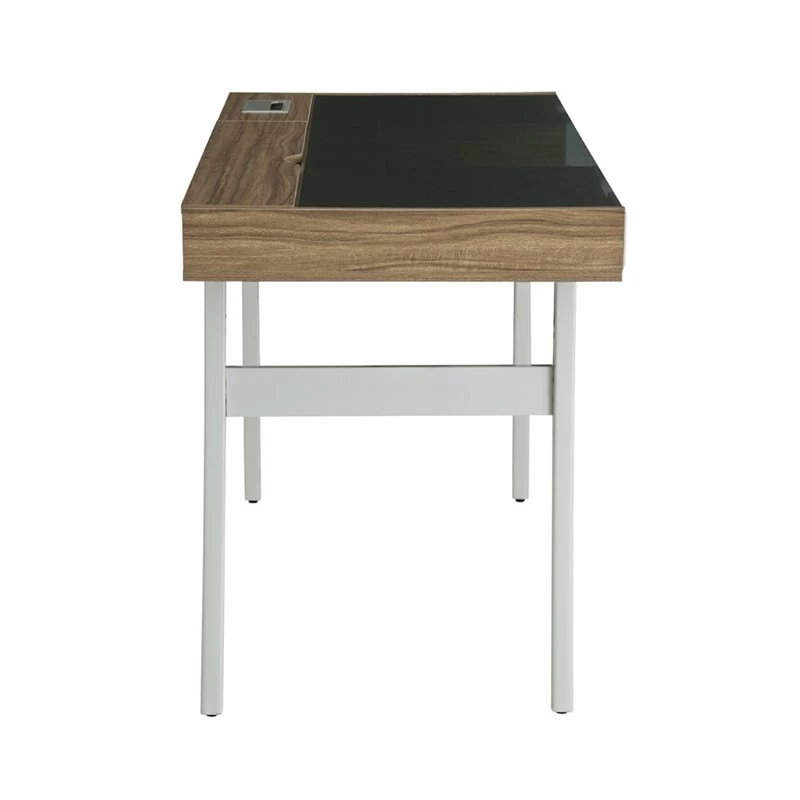 Scranton & Co Contemporary Wood Compact Computer Desk In Walnut 10 Scranton & Co Contemporary Wood Compact Computer Desk In Walnut - Image 8