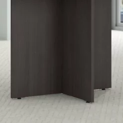 42W Round Conference Table With Wood Base In White - Engineered Wood -CYMAX Sales 1826416 2 L