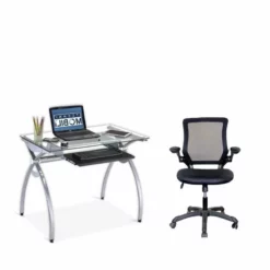2 Piece Office Set With Computer Desk And Chair