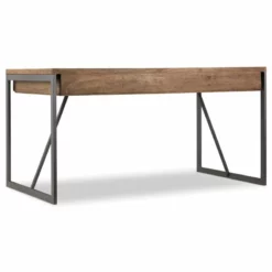 Hooker Furniture Writing Desk In Medium Wood And Gray -CYMAX Sales 1831122 2 L