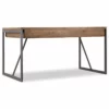 Hooker Furniture Writing Desk In Medium Wood And Gray -CYMAX Sales 1831122 L
