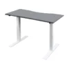 Furniture Of America Seantay Metal Adjustable Long Desk With USB In Gray