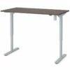 Bestar 48" Electric Adjustable Standing Desk In Bark Gray 2 Bestar 48" Electric Adjustable Standing Desk In Bark Gray -CYMAX Sales 1841296 L