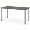 Bestar 48" Writing Desk In Bark Gray -CYMAX Sales 1841316 L