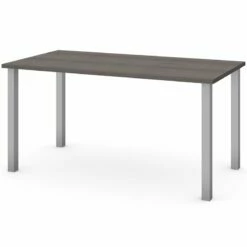 Bestar 48" Writing Desk In Bark Gray