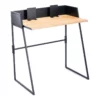 Boraam Aero 2 Piece Writing Desk Set In Natural And Black -CYMAX Sales 1845175 34 L