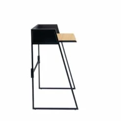 Boraam Aero 2 Piece Writing Desk Set In Natural And Black -CYMAX Sales 1845175 35 L