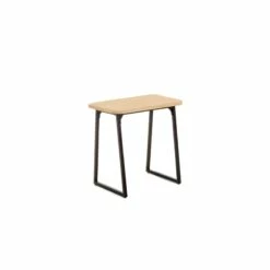 Boraam Aero 2 Piece Writing Desk Set In Natural And Black -CYMAX Sales 1845175 37 L