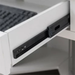 Leick Home Sturdy Wood Corner Computer/Writing Desk In Smoke Gray Oak -CYMAX Sales 1845332 4 L