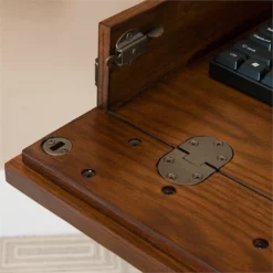 Leick Riley Holliday Corner Computer Desk In Rustic Autumn -CYMAX Sales 1845336 15 L