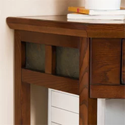 Leick Riley Holliday Corner Computer Desk In Rustic Autumn -CYMAX Sales 1845336 17 L