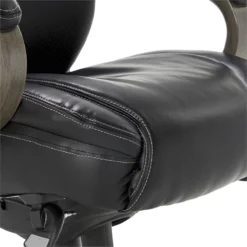 La-Z-Boy Hyland Executive Office Chair With AIR Technology Jet Black -CYMAX Sales 1849326 16 L