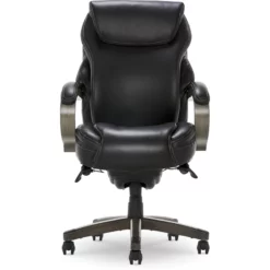 La-Z-Boy Hyland Executive Office Chair With AIR Technology Jet Black -CYMAX Sales 1849326 19 L