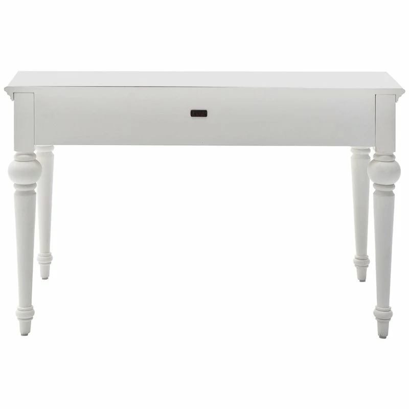 NovaSolo Provence Writing Desk In Pure White 6 NovaSolo Provence Writing Desk In Pure White - Image 4