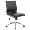 Boss Office Faux Leather Swivel Office Chair In Black And Chrome 1 Boss Office Faux Leather Swivel Office Chair In Black And Chrome -CYMAX Sales 1878483 L