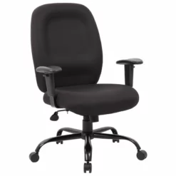 Boss Office Big And Tall Swivel Office Chair In Black
