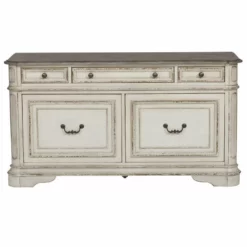 Magnolia Manor White Credenza