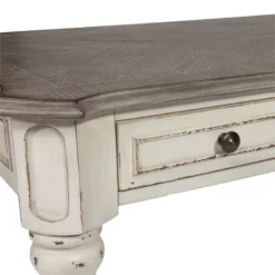 Magnolia Manor White Writing Desk -CYMAX Sales 1886585 5 L